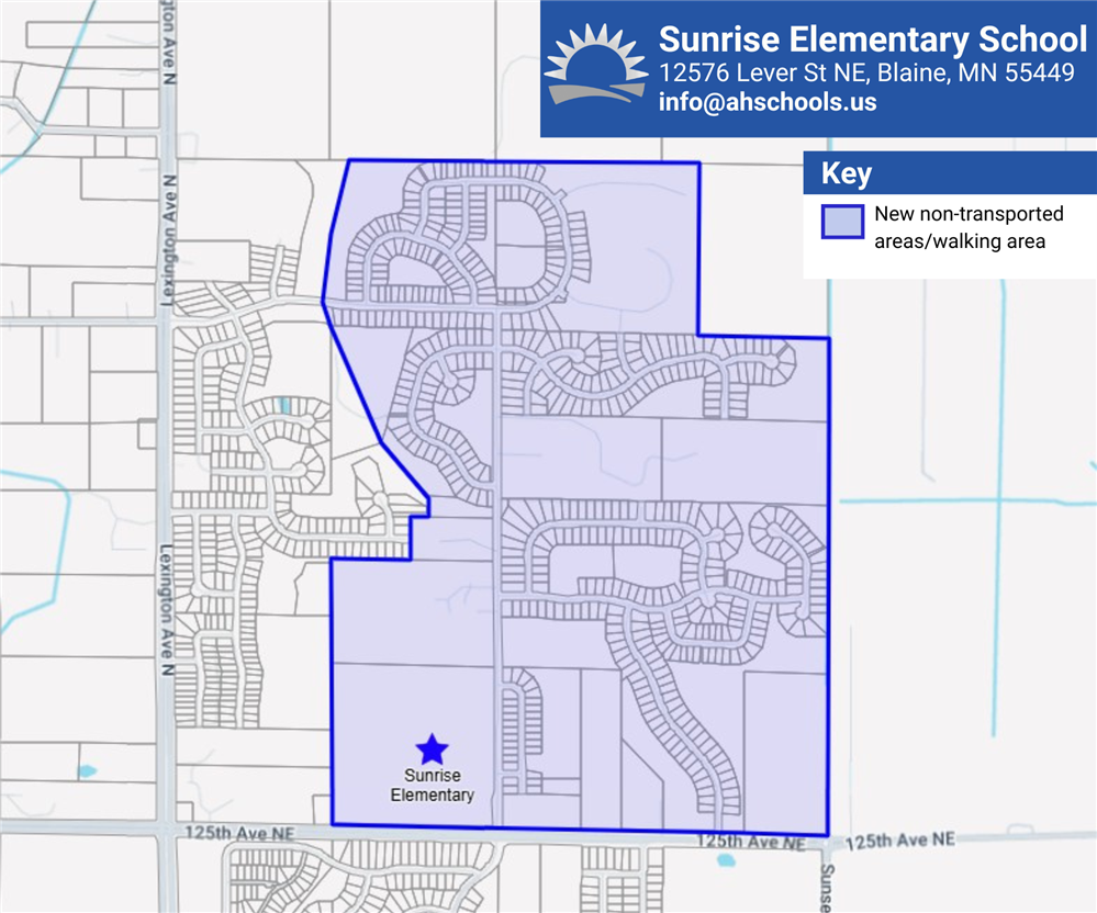 Sunrise non transported map  